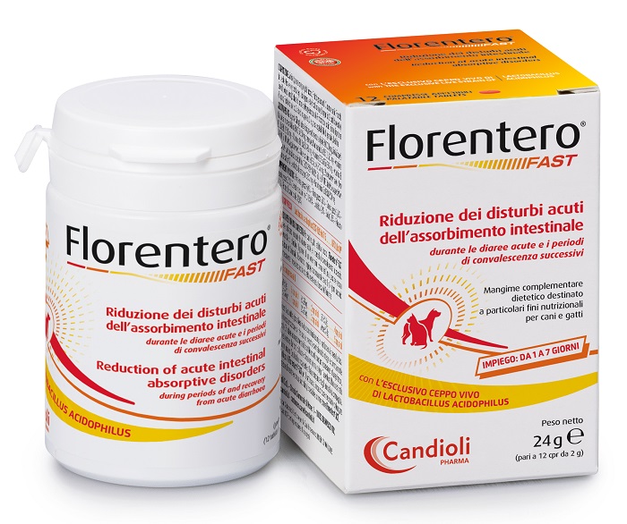 FLORENTERO FAST BARATTOLO DA 12 COMPRESSE APPETIBILI DA 2 G - FARMAPRIME