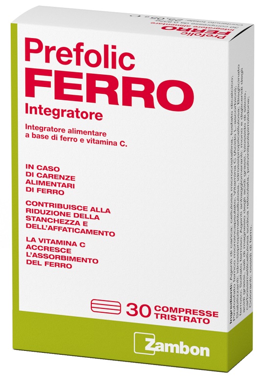 PREFOLIC FERRO 30 COMPRESSE - FARMAPRIME