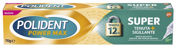 POLIDENT SUPER TENUTA+SIGILLANTE MENTA DELICATA ADESIVO PROTESI DENTALE 70 G - FARMAPRIME