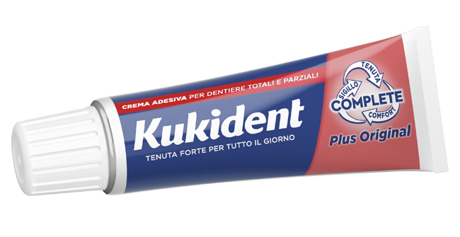 KUKIDENT PLUS ORIGINAL CREMA ADESIVA DENTIERE 40 G - FARMAPRIME