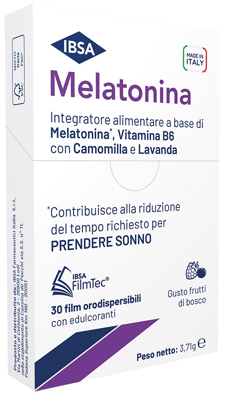 MELATONINA IBSA 30 FILM ORALI - FARMAPRIME