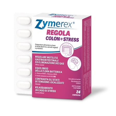 ZYMEREX COLON E STRESS 24 COMPRESSE - FARMAPRIME