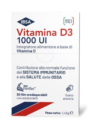 VITAMINA D3 IBSA 1000UI 30 FILM ORODISPERSIBILI - FARMAPRIME