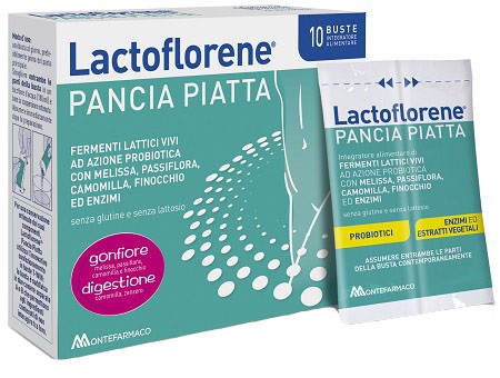 LACTOFLORENE PANCIA PIATTA 10 BUSTINE - FARMAPRIME