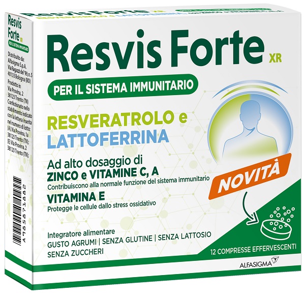 RESVIS FORTE XR 12 COMPRESSE EFFERVESCENTI - FARMAPRIME