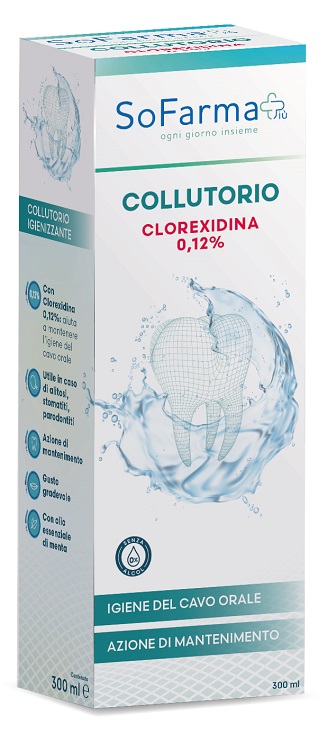 COLLUTORIO CLOREXIDINA 0,12% 200 ML SOFARMAPIU' - FARMAPRIME