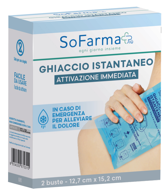 GHIACCIO ISTANTANEO 2 PEZZI SOFARMAPIU' - FARMAPRIME