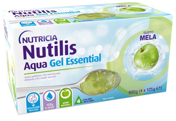 NUTILIS AQUA GEL MELA 4 PEZZI DA 125 G - FARMAPRIME