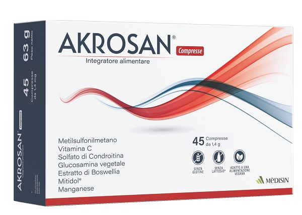 AKROSAN 45 COMPRESSE - FARMAPRIME