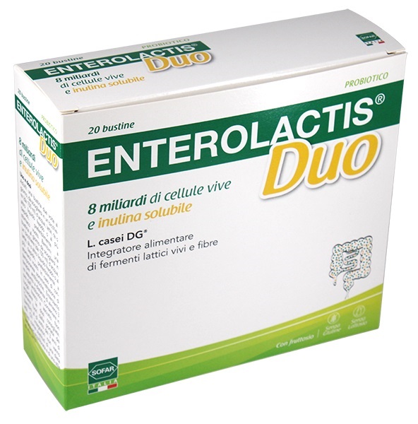 ENTEROLACTIS DUO POLVERE 20 BUSTINE - FARMAPRIME