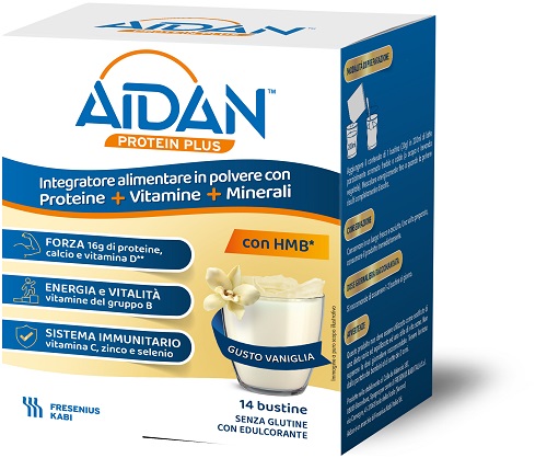 AIDAN PROTEIN PLUS VANIGLIA 14 BUSTINE - FARMAPRIME