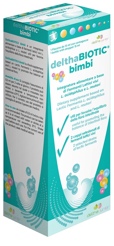 DELTHABIOTIC BIMBI GOCCE 15 ML - FARMAPRIME