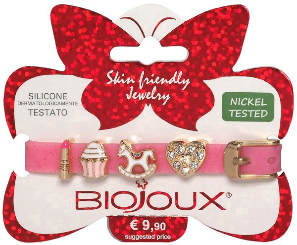 BJB015 BRACCIALE SILICONE LIGHT ROSE GOLD PLATED - FARMAPRIME